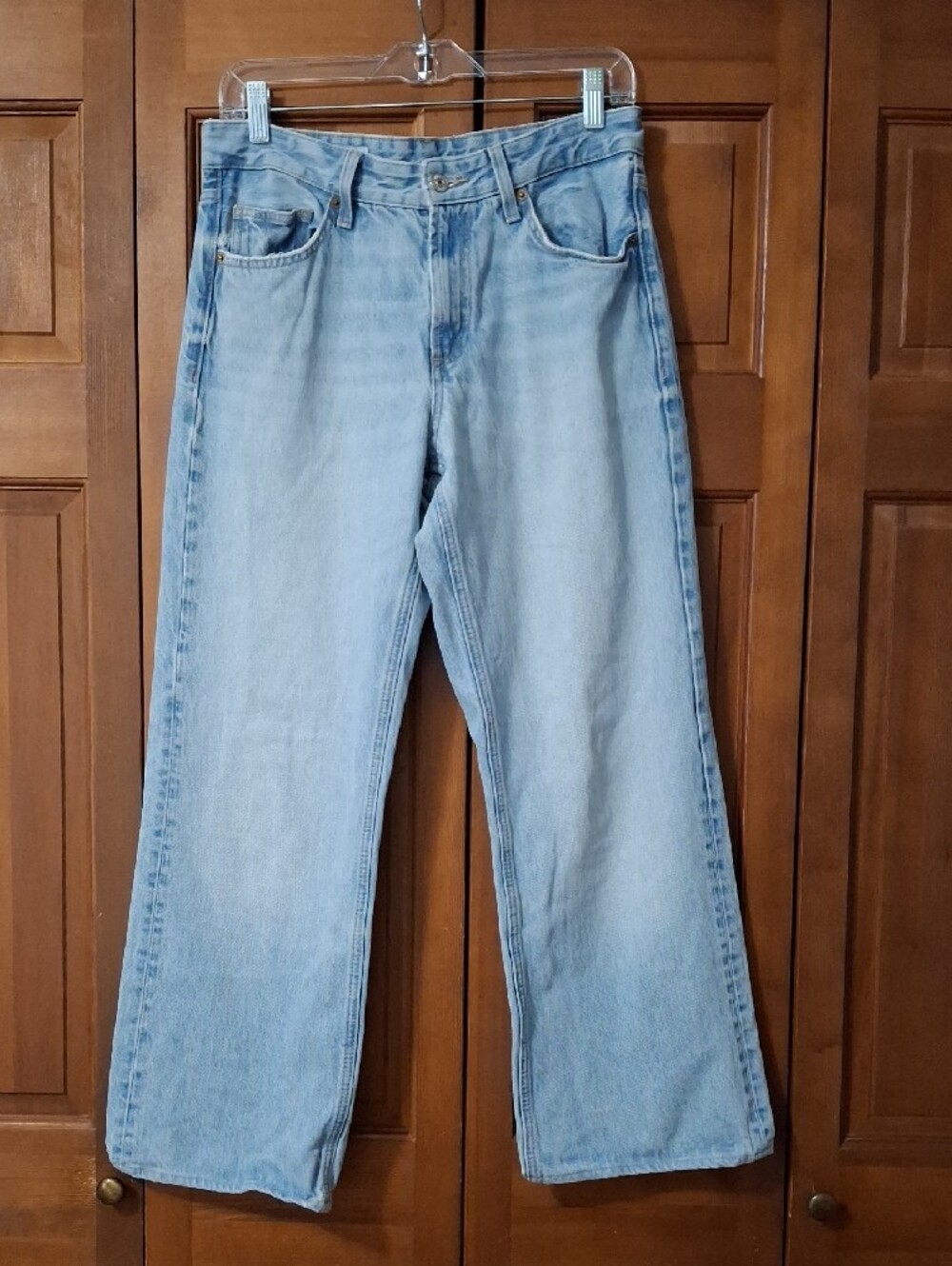 Zara Light Wash Wide Leg Women’s Jeans Size 8